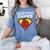 Real Superheroes Don't Wear Capes Teacher Shirt Teaching Te Women's Comfort Colors T-Shirt Blue Jean Real Superheroes Don't Wear Capes Teacher Shirt Teaching Te Women's Comfort Colors T-Shirt Blue Jean