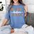 Regulation Before Expectation Cute ABA SPED Teacher Therapy Women's Comfort Colors T-Shirt Blue Jean