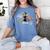 There's Room On My Broom For You Too Teacher Halloween Women's Comfort Colors T-Shirt Blue Jean There's Room On My Broom For You Too Teacher Halloween Women's Comfort Colors T-Shirt Blue Jean