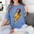 Retro Pencil Pencil Back To School Teacher Student Women's Comfort Colors T-Shirt Blue Jean