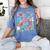 Retro Play Is Learning Kindergarten Teacher Team Women Women's Comfort Colors T-Shirt Blue Jean
