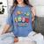 Retro Proud To Teach Multilingual Learners English Teacher Women's Comfort Colors T-Shirt Blue Jean Retro Proud To Teach Multilingual Learners English Teacher Women's Comfort Colors T-Shirt Blue Jean