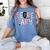 Retro Secretary Back To School Teacher Appreciation Women's Comfort Colors T-Shirt Blue Jean Retro Secretary Back To School Teacher Appreciation Women's Comfort Colors T-Shirt Blue Jean