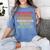Riddle Wordplay Joke For Grammar Nerds And Teachers Women's Comfort Colors T-Shirt Blue Jean Riddle Wordplay Joke For Grammar Nerds And Teachers Women's Comfort Colors T-Shirt Blue Jean