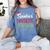 Santa's Favorite Pre-K Teacher Christmas Santa Hat Lights For Men Women Kids Women's Comfort Colors T-Shirt Blue Jean Santa's Favorite Pre-K Teacher Christmas Santa Hat Lights For Men Women Kids Women's Comfort Colors T-Shirt Blue Jean