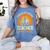 This Is My Scary Teacher Costume Halloween Women's Comfort Colors T-Shirt Blue Jean