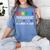 School Psychologist Is a Work Of Heart Teacher LSSP Doctor Women's Comfort Colors T-Shirt Blue Jean