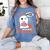 Science Teacher Cute Ghost Halloween Teacher Men Women Women's Comfort Colors T-Shirt Blue Jean