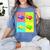 Scooter Physical Education PE Gym Teacher Women's Comfort Colors T-Shirt Blue Jean