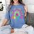 Second Grade Rainbow Girls Boys Teacher Team 2nd Grade Squad Women's Comfort Colors T-Shirt Blue Jean Second Grade Rainbow Girls Boys Teacher Team 2nd Grade Squad Women's Comfort Colors T-Shirt Blue Jean