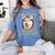 Siberian Husky Professional Human Trainer Women's Comfort Colors T-Shirt Blue Jean