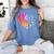 Sign Language Heart ASL For Deaf Teacher Women's Comfort Colors T-Shirt Blue Jean Sign Language Heart ASL For Deaf Teacher Women's Comfort Colors T-Shirt Blue Jean
