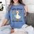 Silly Goose Teacher Club Silly Goose For Teacher Women's Comfort Colors T-Shirt Blue Jean Silly Goose Teacher Club Silly Goose For Teacher Women's Comfort Colors T-Shirt Blue Jean