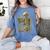 Skeleton Book Floral Skull Halloween Teacher Costume Women's Comfort Colors T-Shirt Blue Jean Skeleton Book Floral Skull Halloween Teacher Costume Women's Comfort Colors T-Shirt Blue Jean