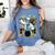 Skeleton Mad Scientist Halloween Costume Science Teacher Women's Comfort Colors T-Shirt Blue Jean Skeleton Mad Scientist Halloween Costume Science Teacher Women's Comfort Colors T-Shirt Blue Jean