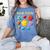 Solar System Cute Face Planets Space Science Teacher School Women's Comfort Colors T-Shirt Blue Jean Solar System Cute Face Planets Space Science Teacher School Women's Comfort Colors T-Shirt Blue Jean