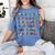 SPANISH ALPHABET MAESTRA SPANISH TEACHER Women's Comfort Colors T-Shirt Blue Jean