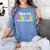 Special Education Dream Team Back To School SPED Teacher Women's Comfort Colors T-Shirt Blue Jean