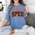 Sped Squad Team Special Education Teacher Halloween Women's Comfort Colors T-Shirt Blue Jean Sped Squad Team Special Education Teacher Halloween Women's Comfort Colors T-Shirt Blue Jean