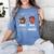 Sped Teacher Halloween First Spooky Then Data Sped Ed Team Women's Comfort Colors T-Shirt Blue Jean