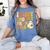 In My Spooky PRE-K Teacher Era Halloween Costume Tee Women's Comfort Colors T-Shirt Blue Jean