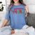 Square Root 4489 Slang Math Teacher Six Seven 6 7 Meme 67 Women's Comfort Colors T-Shirt Blue Jean