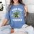 Star Wars Yoda Best Teacher Icons Women's Comfort Colors T-Shirt Blue Jean