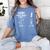 Stop You'Re Under A Rest Music Teacher Women's Comfort Colors T-Shirt Blue Jean