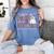 My Students Are Spooktacular Teacher Halloween Vibes Women's Comfort Colors T-Shirt Blue Jean