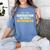 Be Like Subtraction And Make A Difference Teachers Women's Comfort Colors T-Shirt Blue Jean