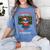 Super Hero Teacher Superheroes In Disguise Women's Comfort Colors T-Shirt Blue Jean