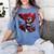 Super Power Superhero Boston Terrier Dog For Men Women Kids Women's Comfort Colors T-Shirt Blue Jean