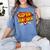 Super Teacher Superhero Back To School Teacher's Women's Comfort Colors T-Shirt Blue Jean Super Teacher Superhero Back To School Teacher's Women's Comfort Colors T-Shirt Blue Jean