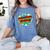 Superhero Teacher Retro Comic Teaching Superpower Women's Comfort Colors T-Shirt Blue Jean Superhero Teacher Retro Comic Teaching Superpower Women's Comfort Colors T-Shirt Blue Jean