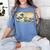 Surfing Boston Terrier Kanagawa Wave Japanese Dog For Men Women Kids Women's Comfort Colors T-Shirt Blue Jean