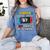 I Survived 67 Days Of School 67 Teacher Squad Matching Women's Comfort Colors T-Shirt Blue Jean