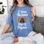 I Teach The Cutest Pre-K Pilgrims Thanksgiving Teacher Item Women's Comfort Colors T-Shirt Blue Jean