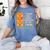 I Teach The Cutest Pumpkins In The Patch Infant Teacher Women's Comfort Colors T-Shirt Blue Jean
