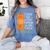 I Teach The Cutest Pumpkins In Patch Pre-K Halloween Teacher Women's Comfort Colors T-Shirt Blue Jean