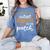 I Teach The Cutest Pumpkins In The Patch Shirt Teacher Women's Comfort Colors T-Shirt Blue Jean
