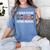 I Teach Future Superheroes Last Day Back To School Teacher Women's Comfort Colors T-Shirt Blue Jean I Teach Future Superheroes Last Day Back To School Teacher Women's Comfort Colors T-Shirt Blue Jean