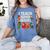 I Teach Super Heroes Teacher Women's Comfort Colors T-Shirt Blue Jean I Teach Super Heroes Teacher Women's Comfort Colors T-Shirt Blue Jean