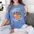 Teacher We Are Like a Box Of Crayons Women's Comfort Colors T-Shirt Blue Jean