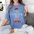 The Teacher Elf Christmas Family Matching Group Xmas Women's Comfort Colors T-Shirt Blue Jean The Teacher Elf Christmas Family Matching Group Xmas Women's Comfort Colors T-Shirt Blue Jean