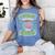 Teacher Halloween Costume Science Teachers Love Brains Women's Comfort Colors T-Shirt Blue Jean