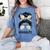 Teacher Para Life Tee Paraprofessional Cute Messy Bun Women's Comfort Colors T-Shirt Blue Jean