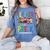 Teacher Of Pre K Superheroes Teacher New School Year Men Women Women's Comfort Colors T-Shirt Blue Jean