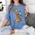 Teacher Shirt Giraffe Holding Books Bookworm Librarian Women's Comfort Colors T-Shirt Blue Jean Teacher Shirt Giraffe Holding Books Bookworm Librarian Women's Comfort Colors T-Shirt Blue Jean
