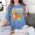 My Teacher Survived 100 Days Of Me 100th Day Of School Kids Women's Comfort Colors T-Shirt Blue Jean My Teacher Survived 100 Days Of Me 100th Day Of School Kids Women's Comfort Colors T-Shirt Blue Jean