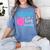Teacher Of Tiny Humans Preschool Pre K Kindergarten Teacher Women's Comfort Colors T-Shirt Blue Jean